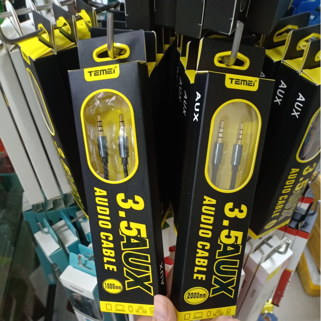 Cáp AUX Audio 3 Đầu 3.5mm Dài 1m, Giúp Truyền Âm Thanh Từ Máy Tính, Điện Thoại Hay Máy Nghe Nhạc Ra Loa, Tai Nghe...