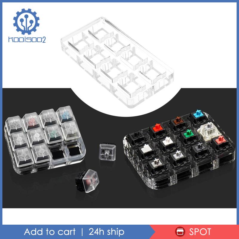 Đế Acrylic Trong Suốt Kiểm Tra Công Tắc Cherry Mx Koolsoo2