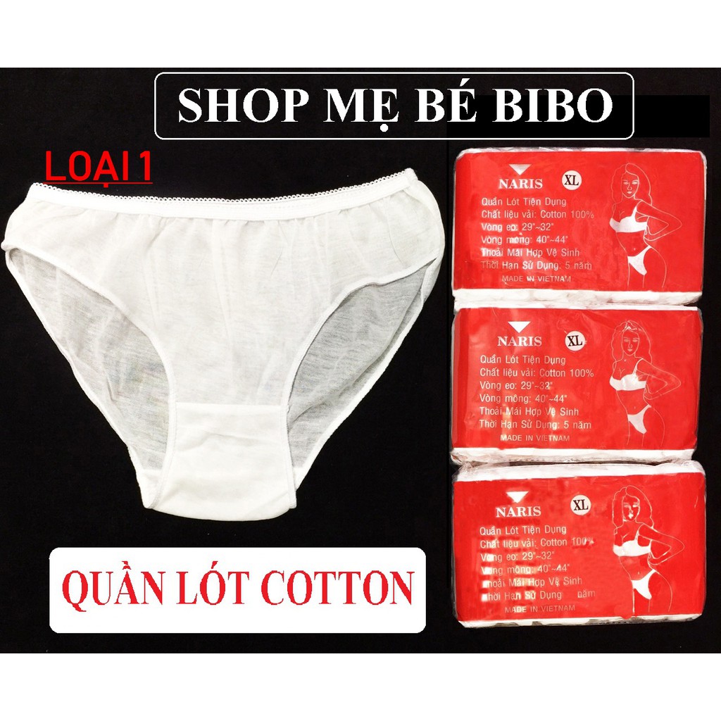 Combo 5 Bịch Quần Lót Giấy Dùng 1 lần Vải Cotton Cho Mẹ Sau SinhMẹ BầuSinh Viên Học SinhĐi Du lịch