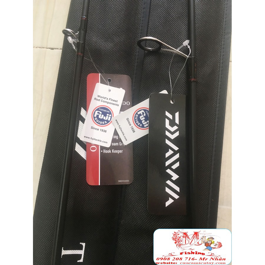 CẦN CÂU LURE DAIWA TORNADO KHOEN FUJI MÁY ĐỨNG VÀ NGANG