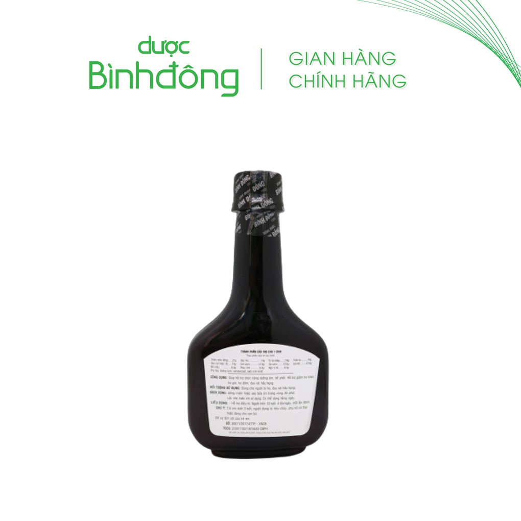 Thiên Môn Bổ Phổi Bình Đông – Giảm ho nhanh chóng, Bổ phổi thật hay – Chai 280ml