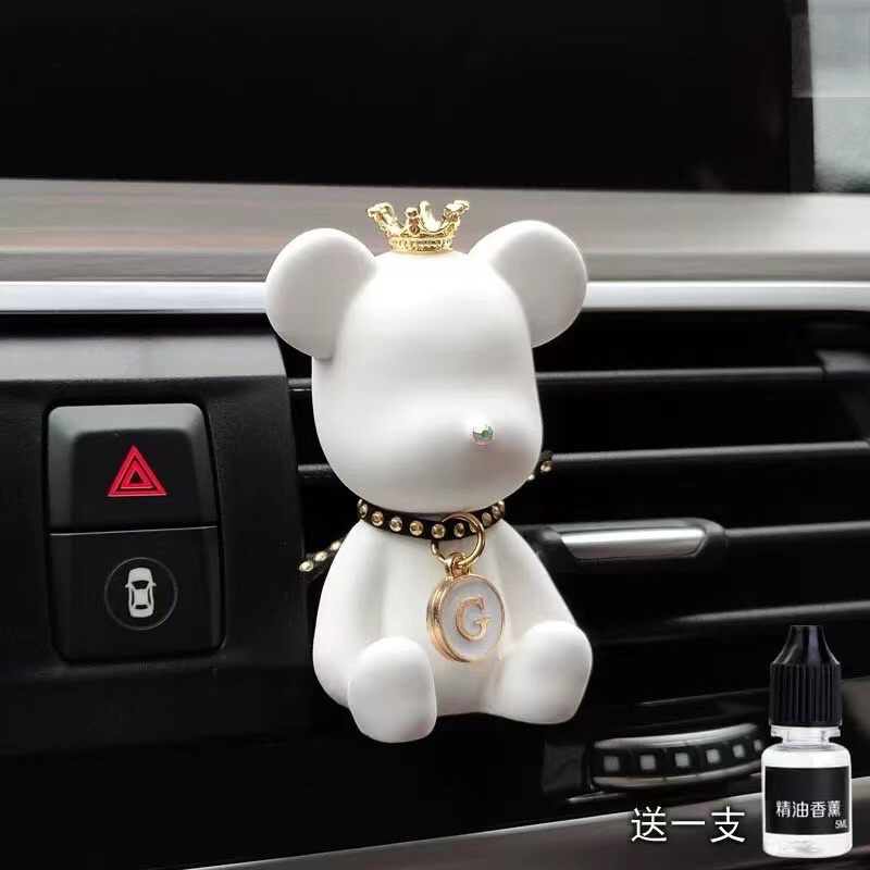 Kẹp Khuếch Tán Nước Hoa Gắn Lỗ Thông Gió Xe Hơi Kèm 1 Lọ Nước Hoa