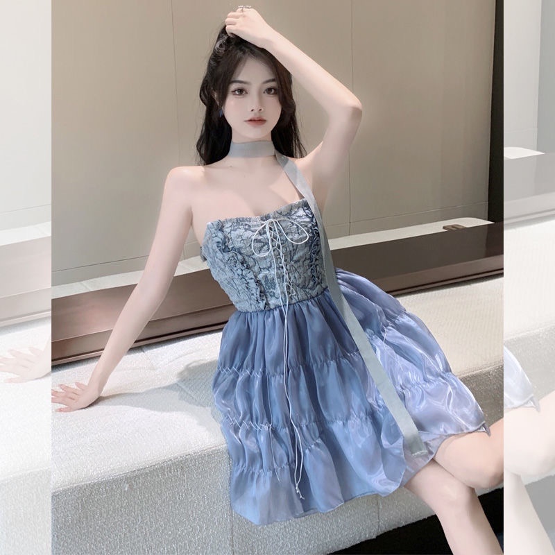 Đầm Sát Nách Thiết Kế Trễ Vai Quyến Rũ Hợp Thời Trang