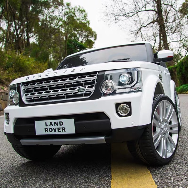 Ô tô xe điện LAND ROVER BDM0918 bánh hơi ghế da 4 động cơ (Đỏ-Trắng-Xanh-Đen)