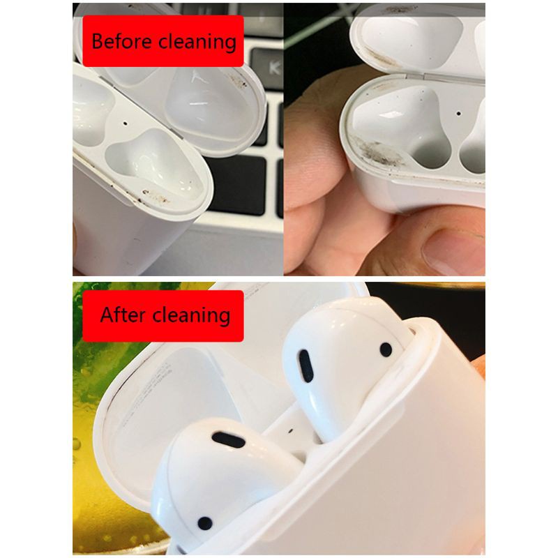 Bộ dụng cụ thanh chổi làm sạch bằng cotton dành cho hộp sạc tai nghe Airpods 1/2