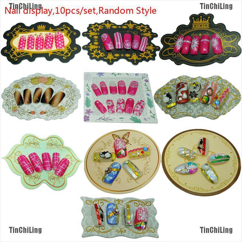 Bộ 10 Khung Trưng Bày Móng Tay