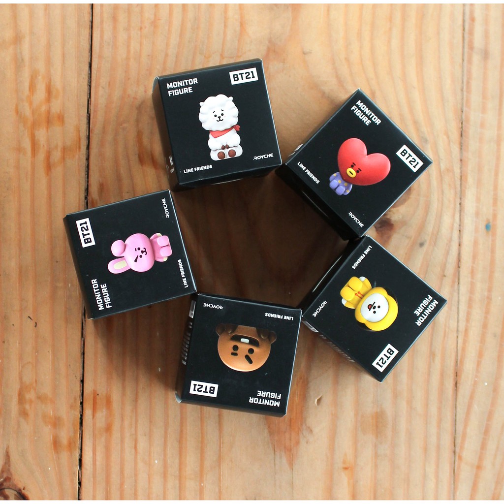 MÔ HÌNH MONITOR FIGURE BT21 - PHIÊN BẢN HỘP ĐEN (CÓ ẢNH THẬT)