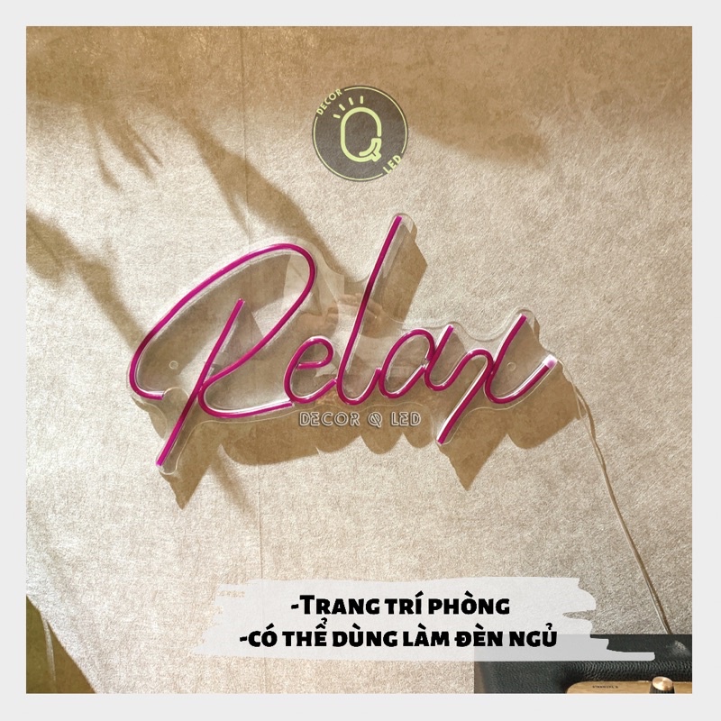Đèn Led Neon chữ RELAX