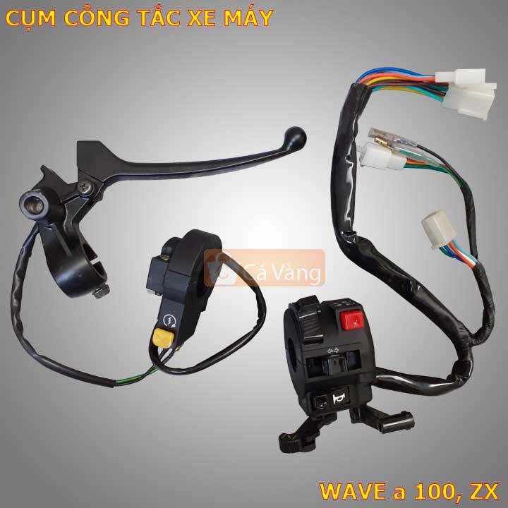 Cùm công tắc xe máy Wave a 100 chất lượng như Zin giá rẻ