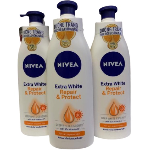 Lotion dưỡng da chống nắng NIVEA Extra White Repair &amp; Protect Body Lotion 350ml