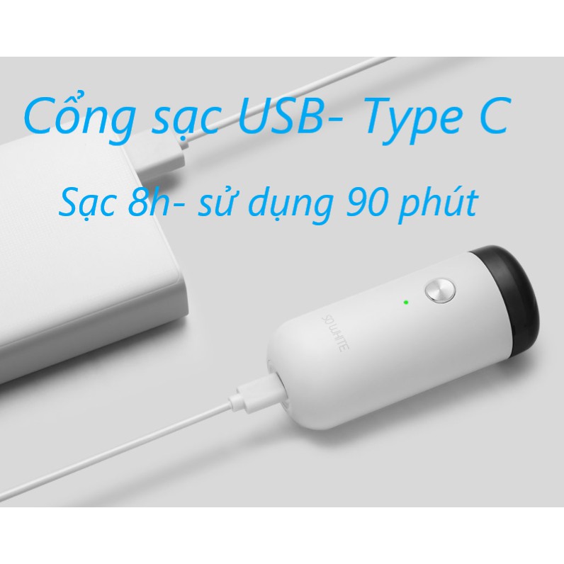 Máy cạo râu mini Xiaomi  Pinjing ED1 - May cao rau mini SO WHITE ED1- Thegioimaycaorau2019