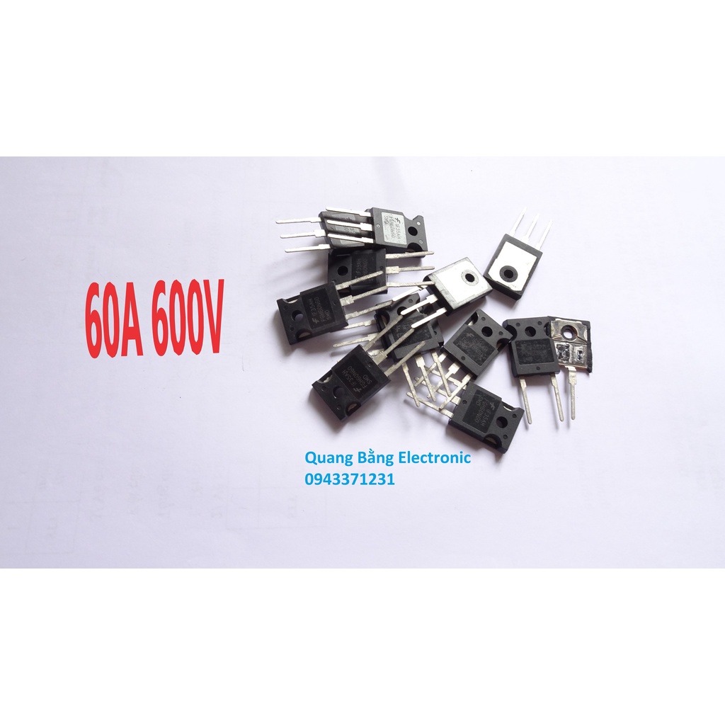 IGBT FMH60N60 Linh Kiện Sửa Chữa Máy Hàn  thay thế 40N60 60N60 Hãng sản xuất FMH SMD kiểu chân TO-247