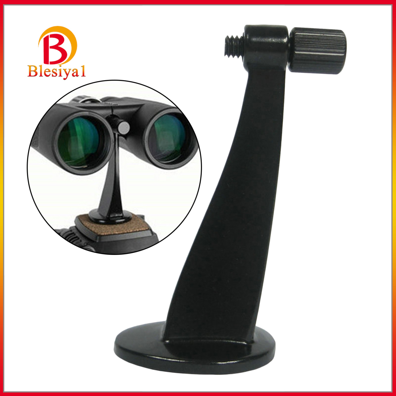 [BLESIYA1]Optics Binoculars Spotting Tripod Adapter Metal Mount Holder 1/4\'\' Thread