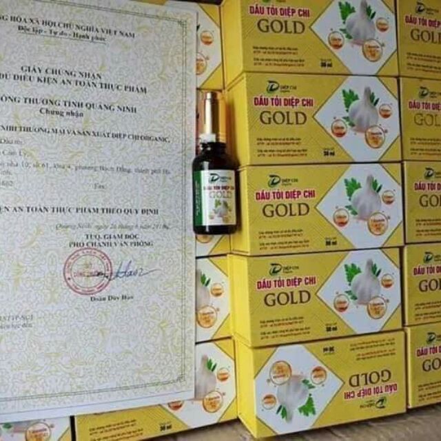 Dầu tỏi diệp chi gold