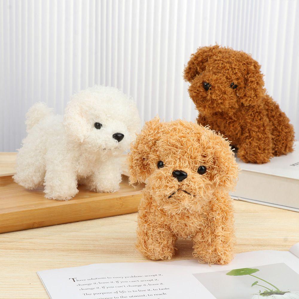 Móc Khóa Hình Chó Poodle Nhồi Bông Dễ Thương