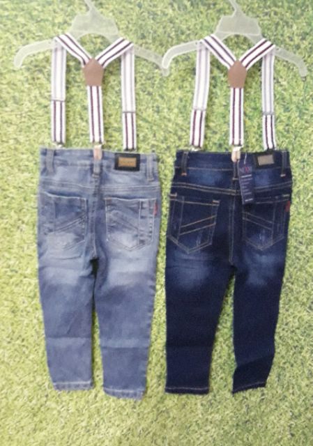 Quần bò (jeans) dài Nexxi kèm dây đai cho bé 10-19kg