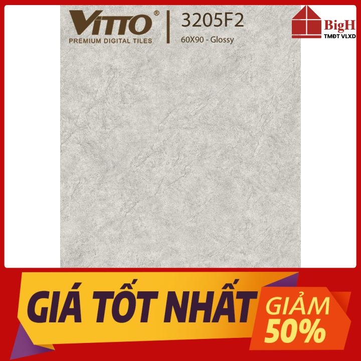 Gạch lát nền vân đá Vitto 60x90 3205. Chống ẩm mốc, chống xước- Vật liệu xây dựng BigH