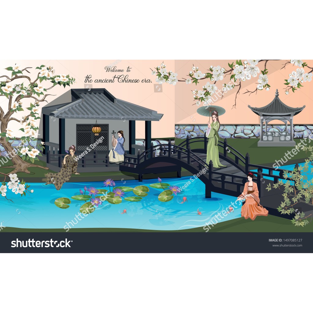 Tranh lụa 3d Hồng Kông Hoạt Hình Kích Thước 1,5m x 2m HKHH01