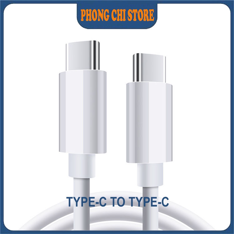 [HÀNG CAO CẤP] Cáp sạc nhanh 20W Type C to Type C dài 1m cho các dòng Android chống đứt gẫy