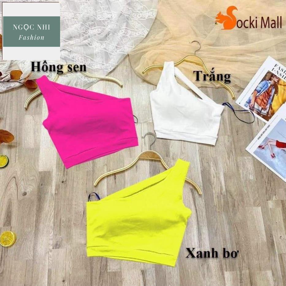 Áo thun bé gái, kiểu sport body ôm, kiểu lệch vai, phong cách thể thao - Thời trang trẻ em - Ngọc Nhi (210567)