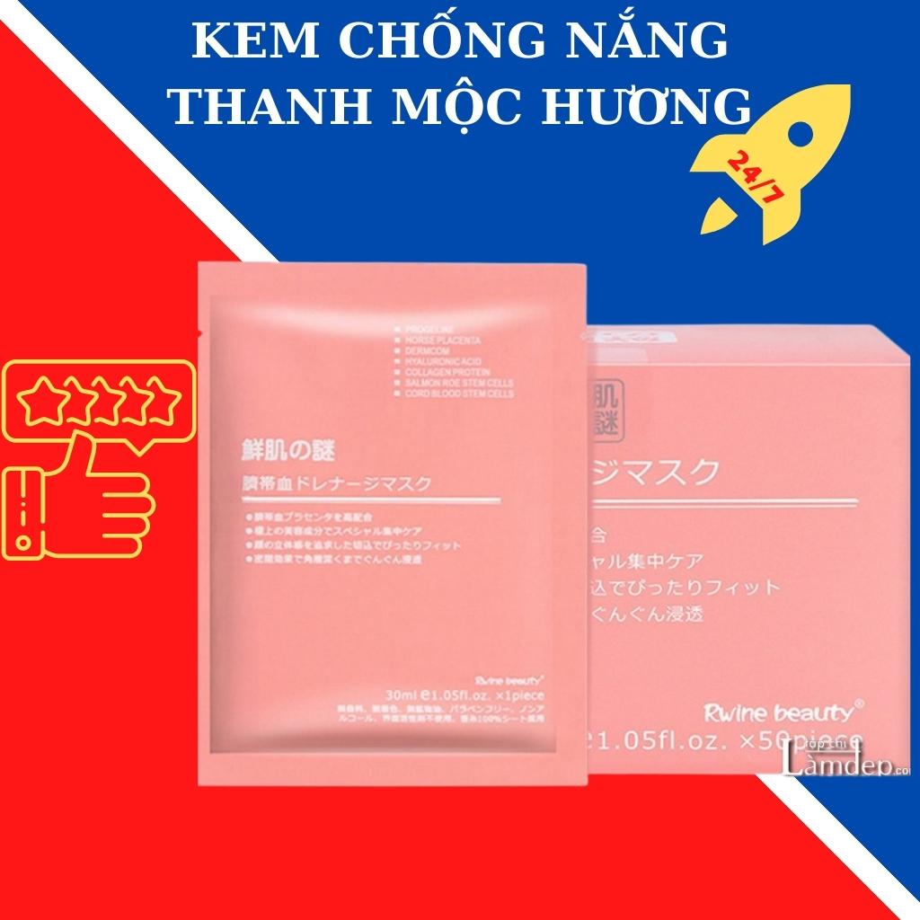 Mặt nạ nhau thai cừu sáng da, cấp ẩm, trắng da- mask nhau thai cừu