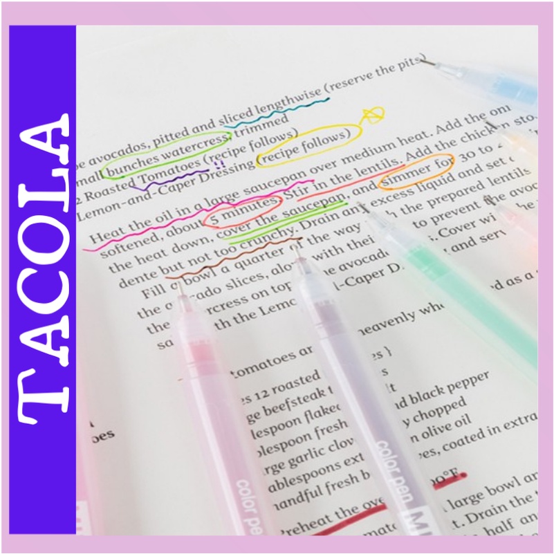 Bút mực gel Mira cute, bút viết calligraphy ngòi 0.5mm nhiều màu dễ thương BM01