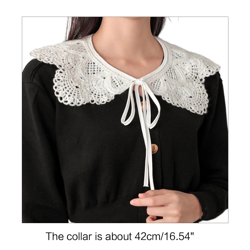 Cổ Áo Giả Hán Phục Phối Ren Rỗng Dễ Thương Trang Trí