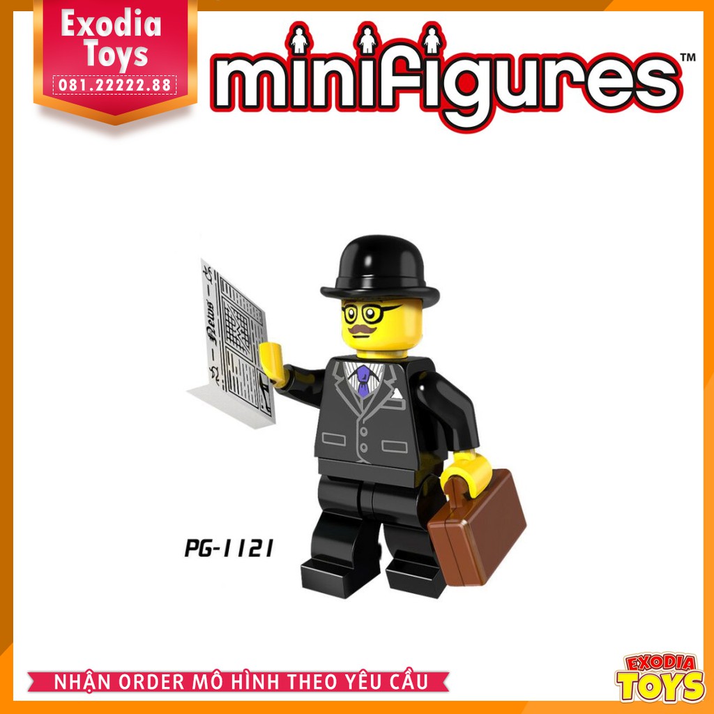 Xếp hình minifigure nhân vật hoạt hình ngộ nghĩnh và quái vật - Đồ Chơi Lắp Ghép Sáng Tạo - POGO 8087