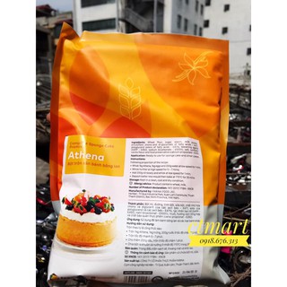 Bột trộn sẵn bánh bông lan Athena 1kg