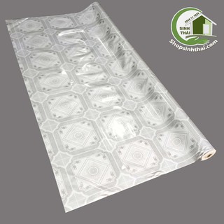 Simili trải sàn gạch hoa màu xám, mẫu mới ra, màu sắc hài hòa tuyệt đẹp - 1m²