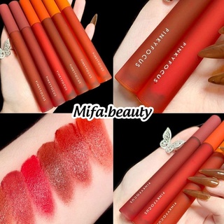 Son kem lì fruit lip gloss, son nội địa pinkyfocus mềm mịn, bền màu, lâu trôi trong nước