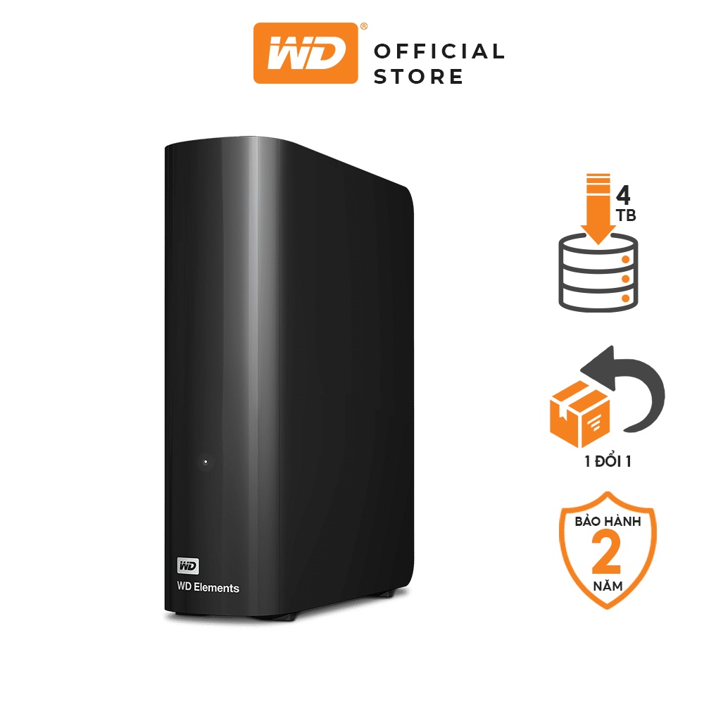 Ổ cứng di động WD Elements 3.5 in.ch chính hãng
