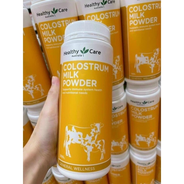 Sữa bò non Colostrum Milk Pơder 300gr Healthy Care Úc —MẪU MỚI NHẤT