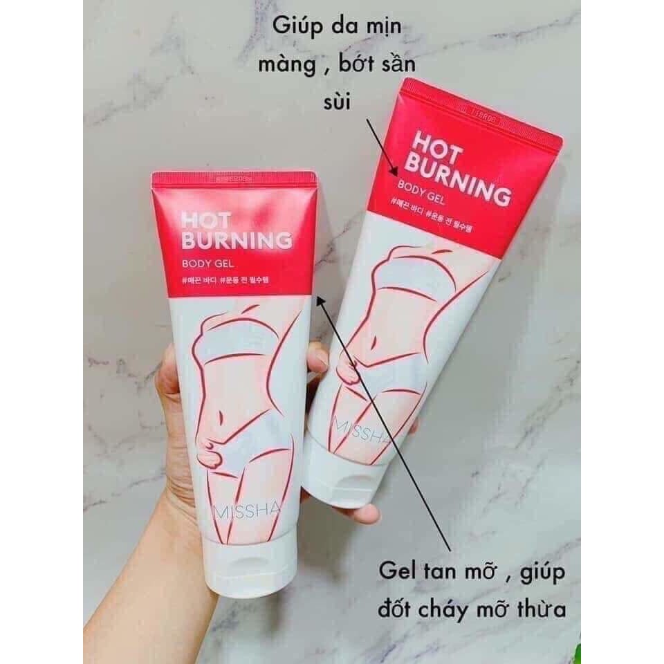 Kem Tan Mỡ, tạo dáng thon gọn Missha Hot Burning Perfect Body Gel Misha 200ml