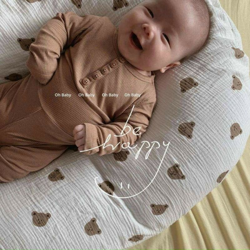 Bộ quần áo trẻ em mặc nhà Mialy Kids (11-16kg) - chất len tăm, mịn mát, nhẹ bé mặc ấm áp, thoải mái vận động