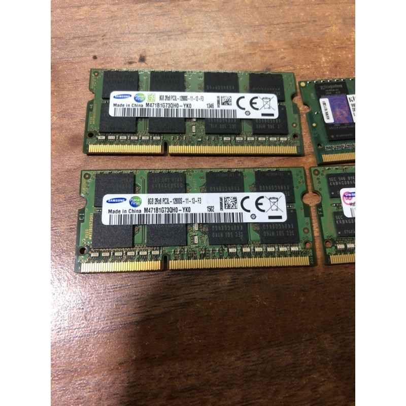 Ram laptop 8Gb pc3, pc3L bóc máy