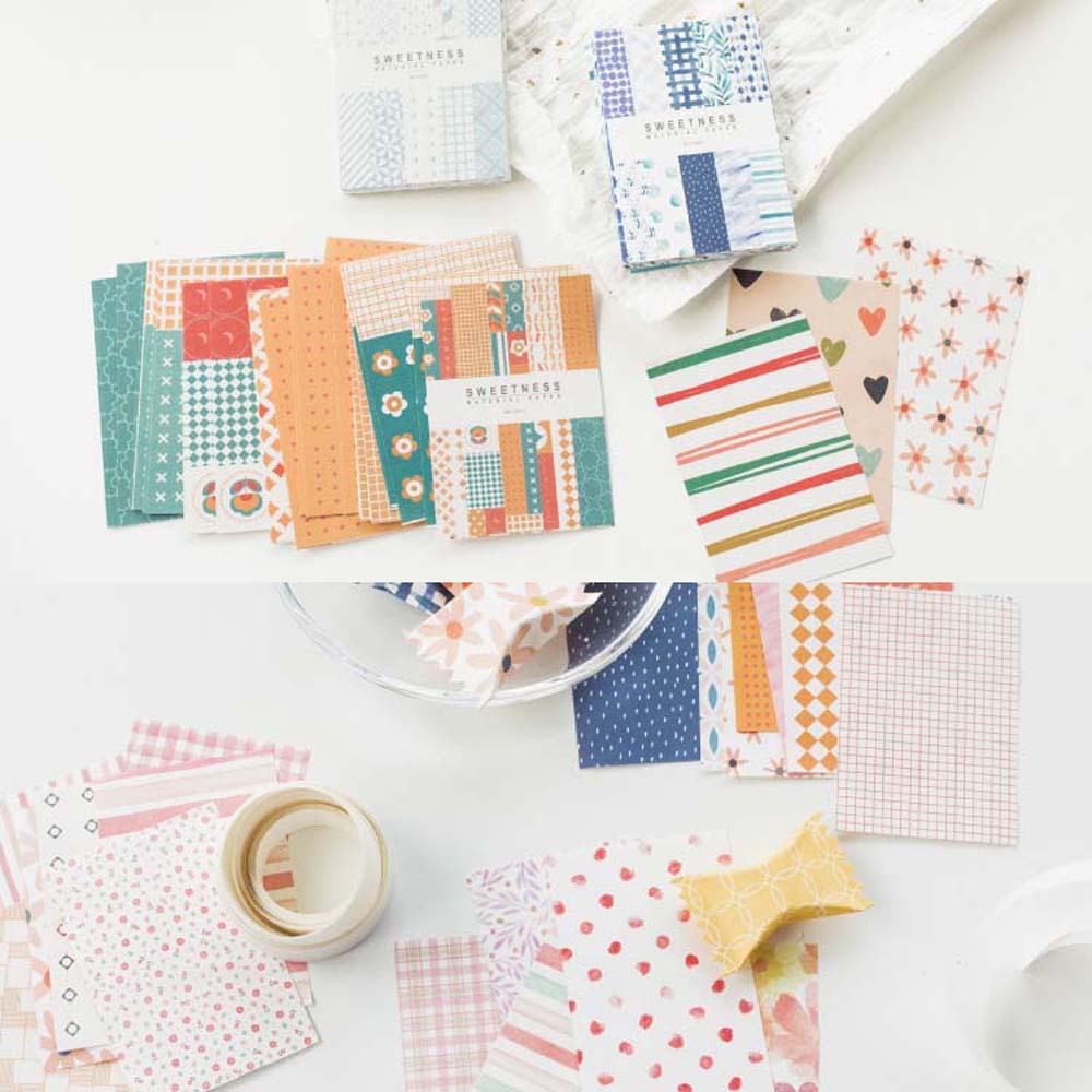 Set 50 Miếng Dán Trang Trí Sổ Tay / Thẻ Phong Cách Vintage Độc Đáo