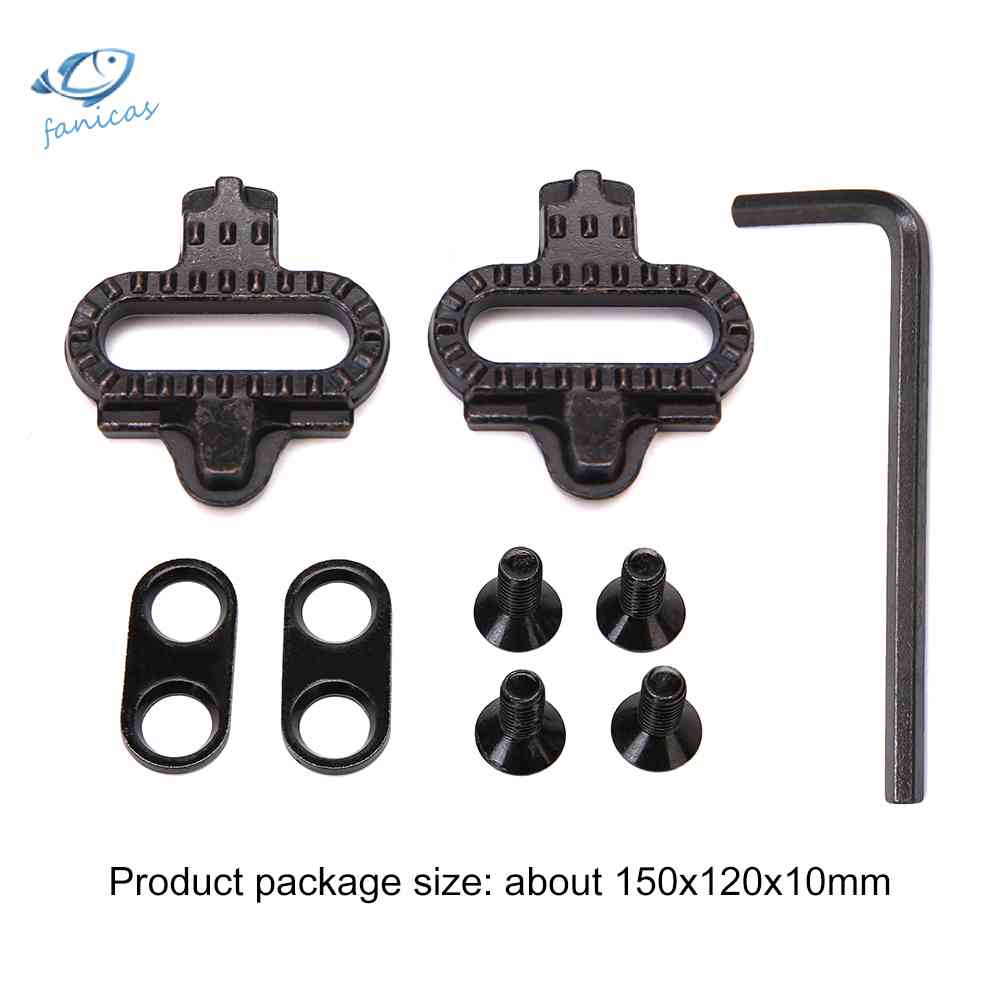 FANIC 1 Set MTB Mountain Bike Pedal Cleats Cleat Racing Riding Cycling Equipment