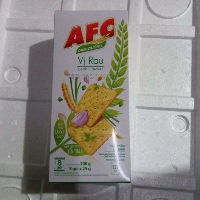 BÁNH AFC VỊ RAU HỘP 200G | BigBuy360 - bigbuy360.vn