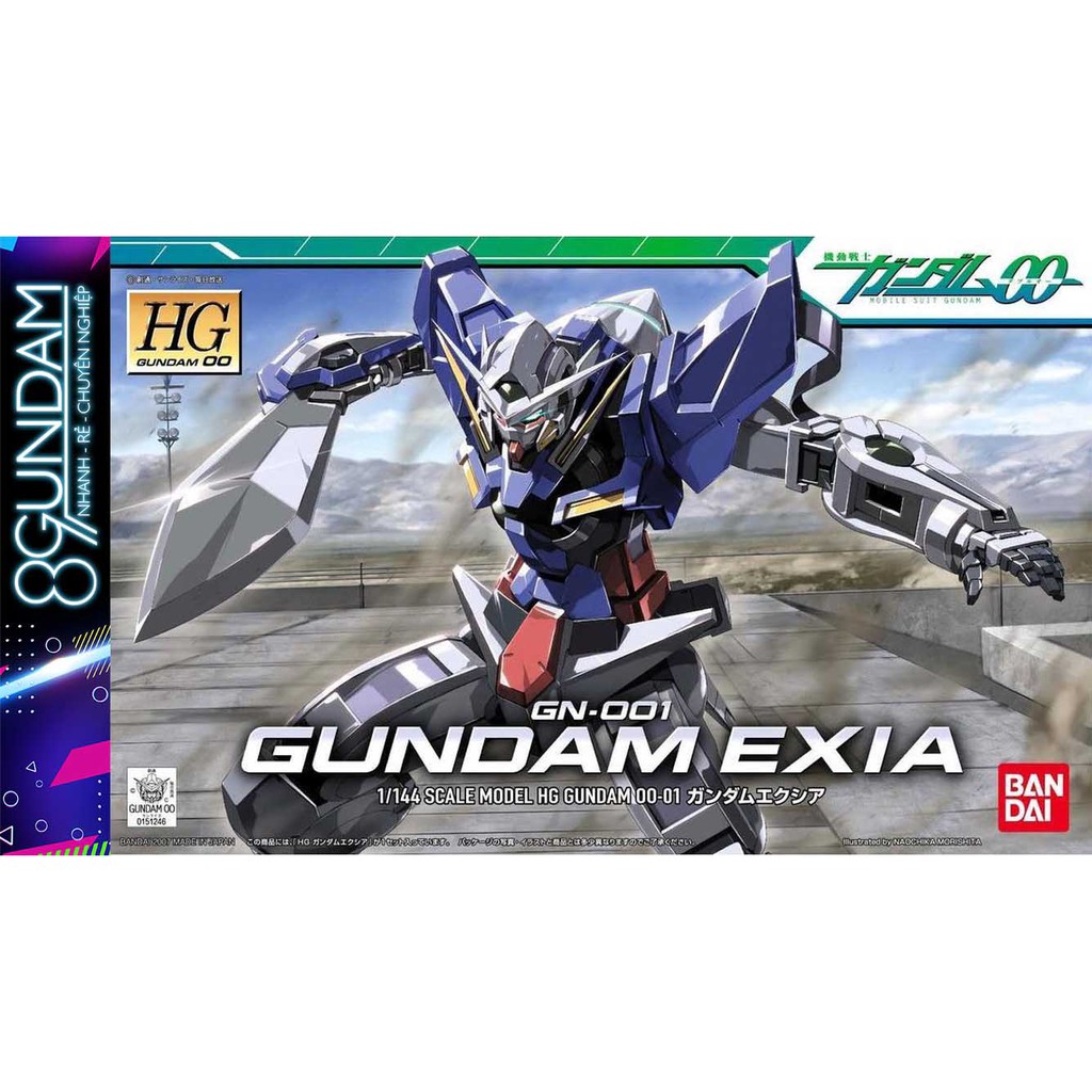 Mô Hình Lắp Ráp Gundam HG Exia