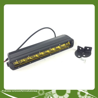 Đèn pha led bar 10 bóng dài dành cho ôtô ánh sáng vàng