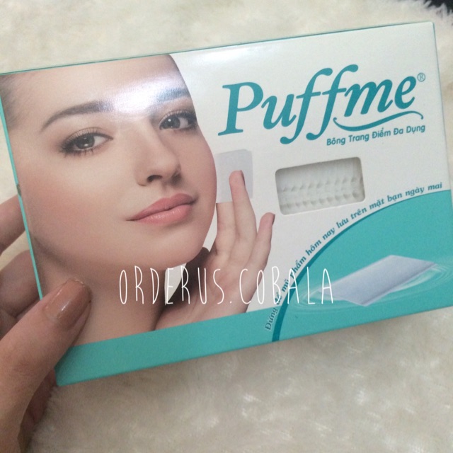 Bông tẩy trang PUFFME 2 mặt 