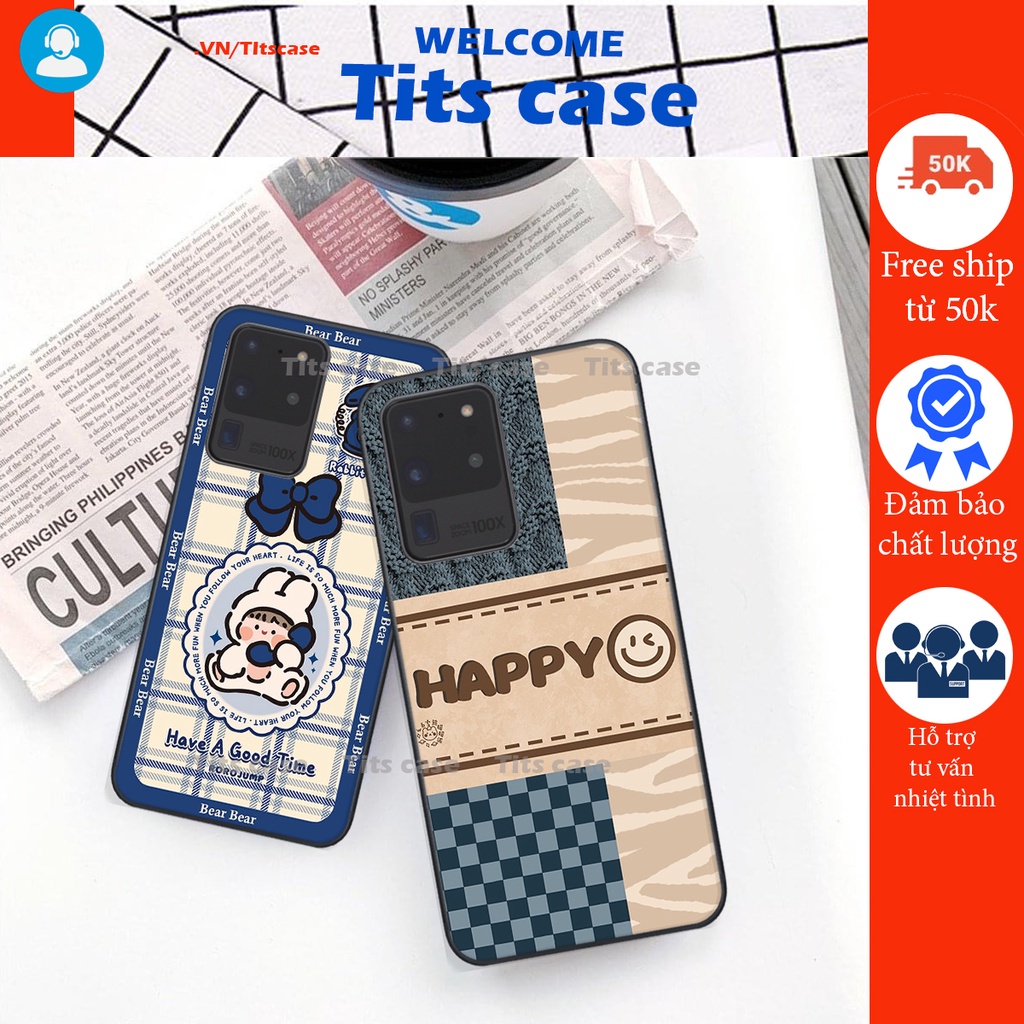Ốp lưng Samsung Galaxy S20 ULTRA in hình bò sữa, gấu be@r, cute cực  ĐỈNH -  cực CHẤT-  cực COOL