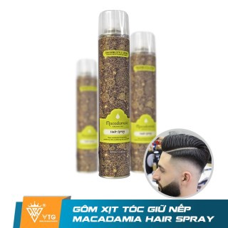 [ BIG SALE ] Gôm Xịt Tóc Macadamia Cao Cấp