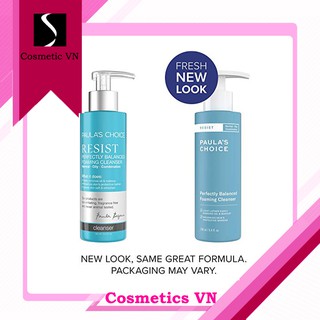 Sữa rửa mặt chống lão hoá cho da dầu Paula’s Choice RESIST Perfectly Balanced Foaming Cleanser