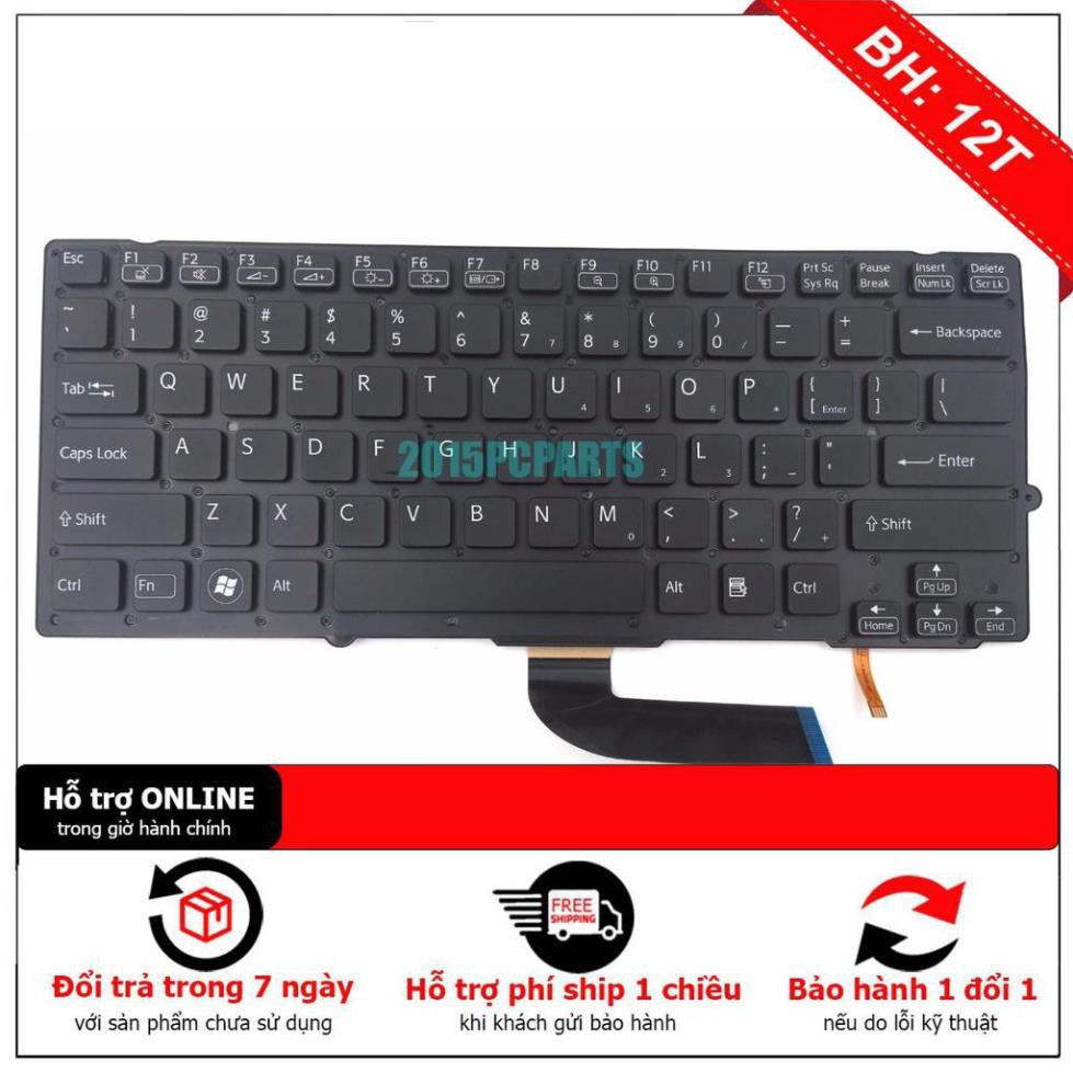 Bàn phím Sony Vaio VPC-SC VPC-SC1AFM VPC-SC31FM VPC-SD VPC-SC1AFM VPC-SC1AFM/S VPCSA VPCSB VPCSC VPCSD VPC-SA VPC-SB