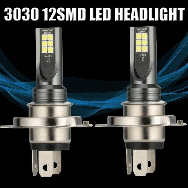 Bóng Đèn Led Sương Mù Ô Tô, Đèn Pha Xe Máy Chân H4/9003/HB2, H7, H11 (H8/H9), H1, H3, H16 9005 (HB3), 9006 (HB4), H6, 11