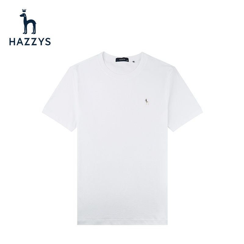 Hazzys Áo Thun Tay Ngắn Cổ Tròn Phong Cách Hàn Quốc Thời Trang Xuân Hè Cho Nam astze01be61