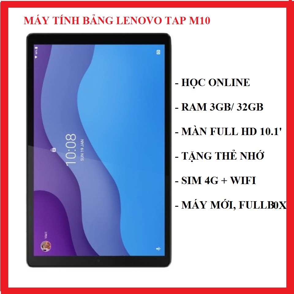 máy tính bảng lenovo tap M10 mới fullbox | WebRaoVat - webraovat.net.vn