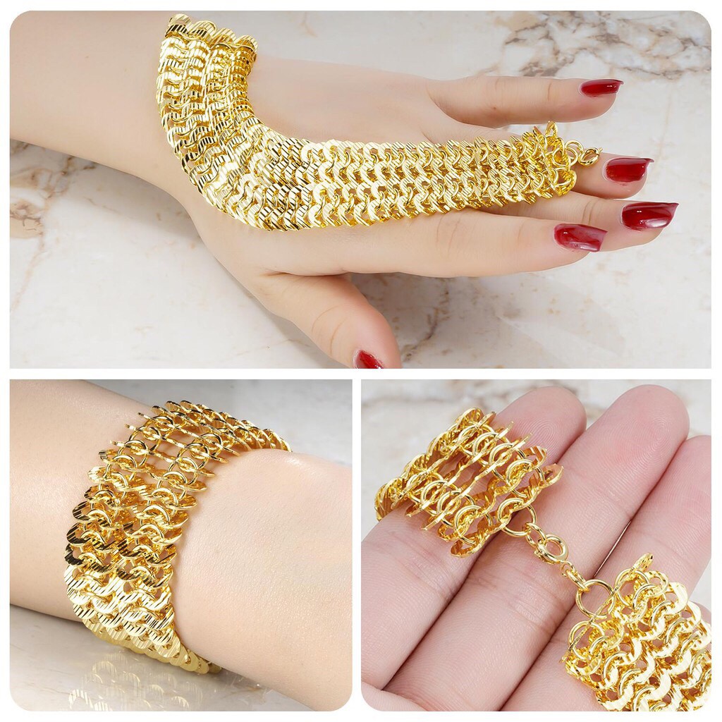 LẮC TAY 3 TẦNG - VẢY CÁ - SÁNG LẤP LÁNH